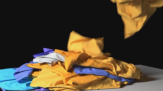 Cloth simulation inside 3ds max