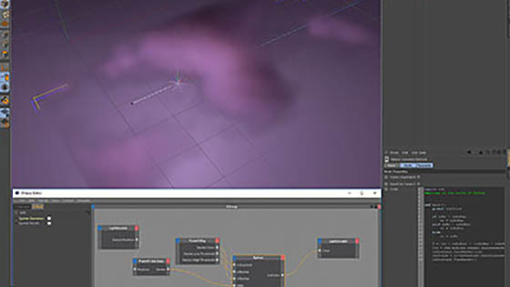 Cinema 4D FumeFX and Expresso Editor