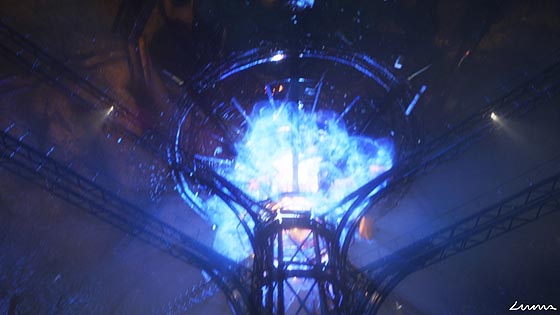 Burning candle in Autodesk Maya