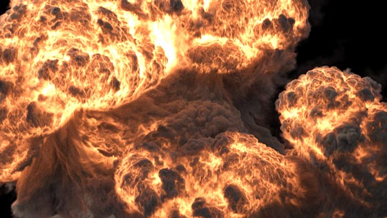 Realistic explosion in Cinema 4D